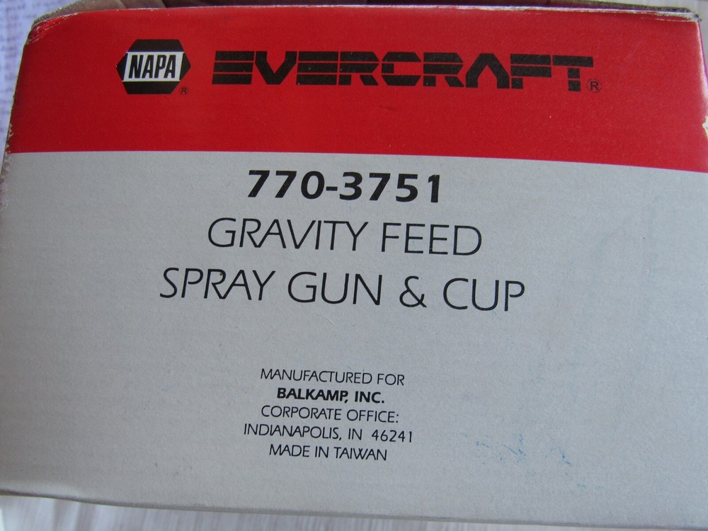 Napa Evercraft Spray Gun 770-375
