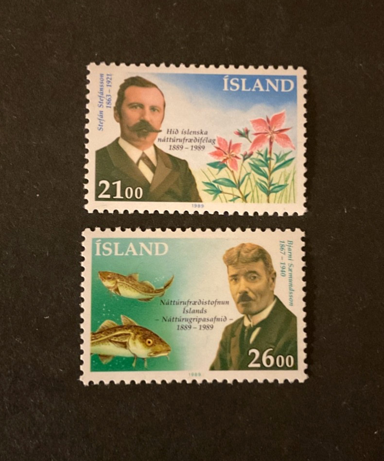 Iceland Scott #682-3 never hinged