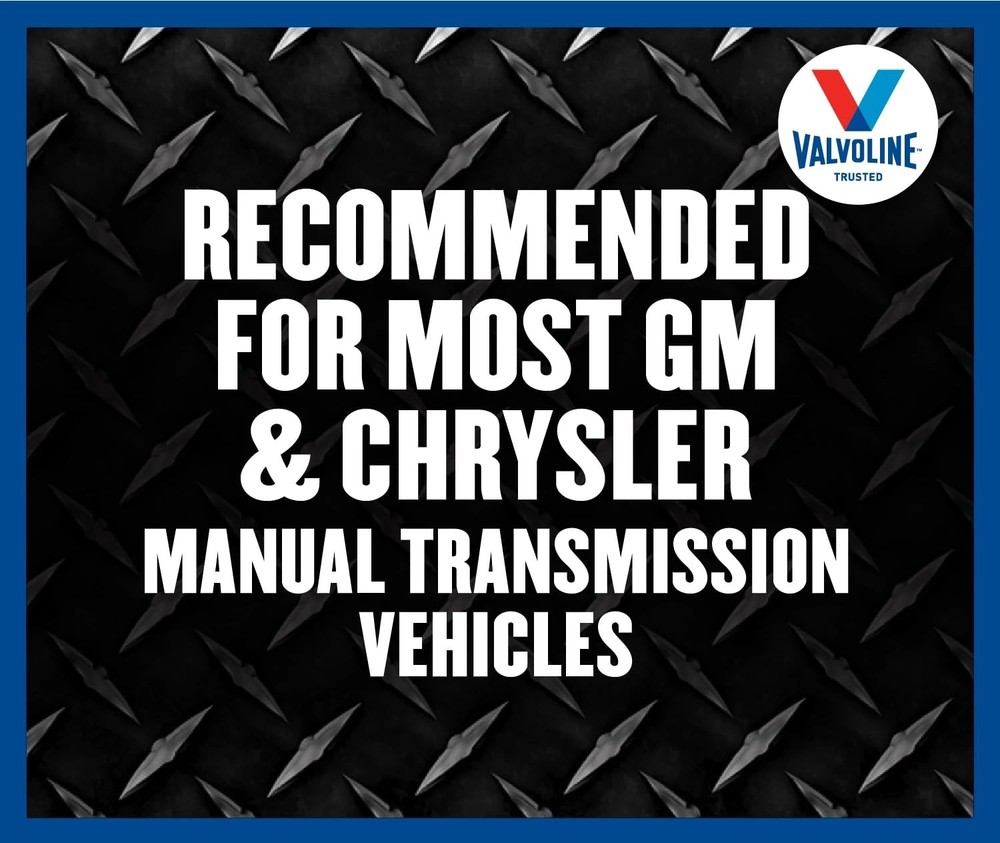 Valvoline Synchromesh Manual Transmission Fluid 1 Quart 1 QT, Red