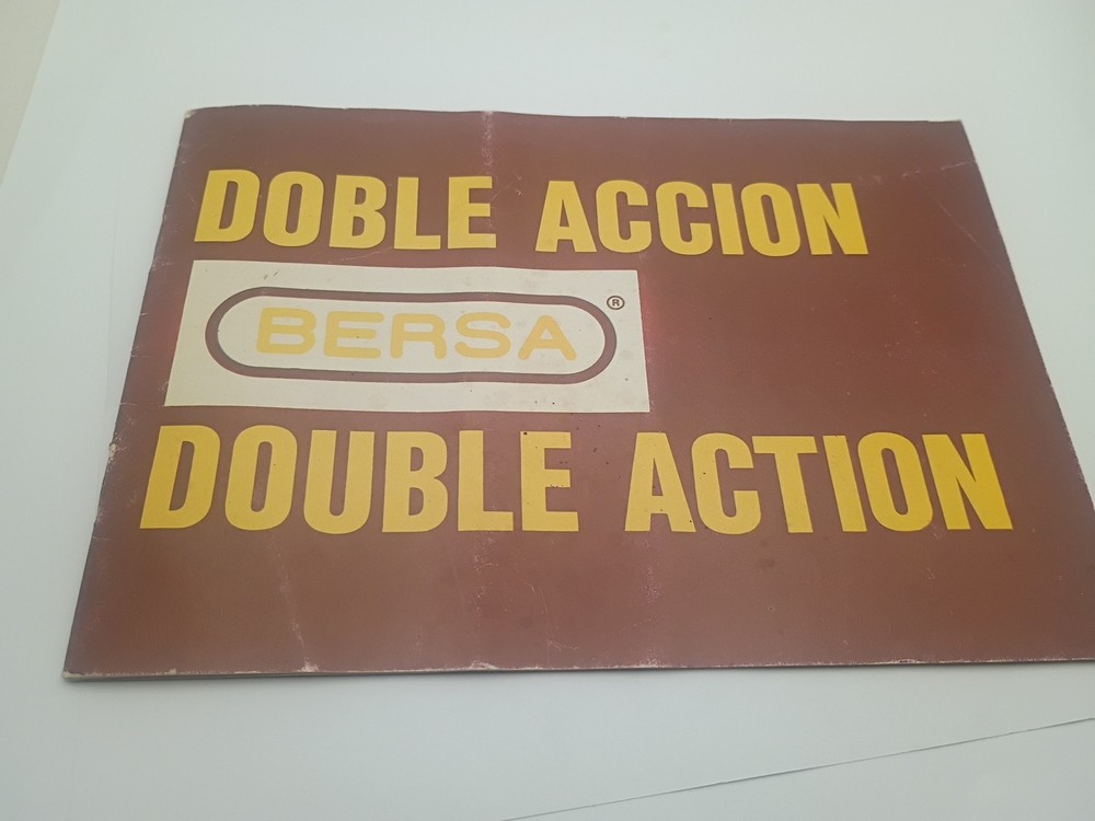 Bersa Double Action Owners Manual