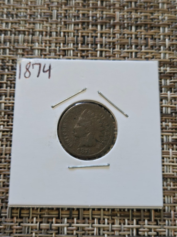 1874 Indian Head Cent