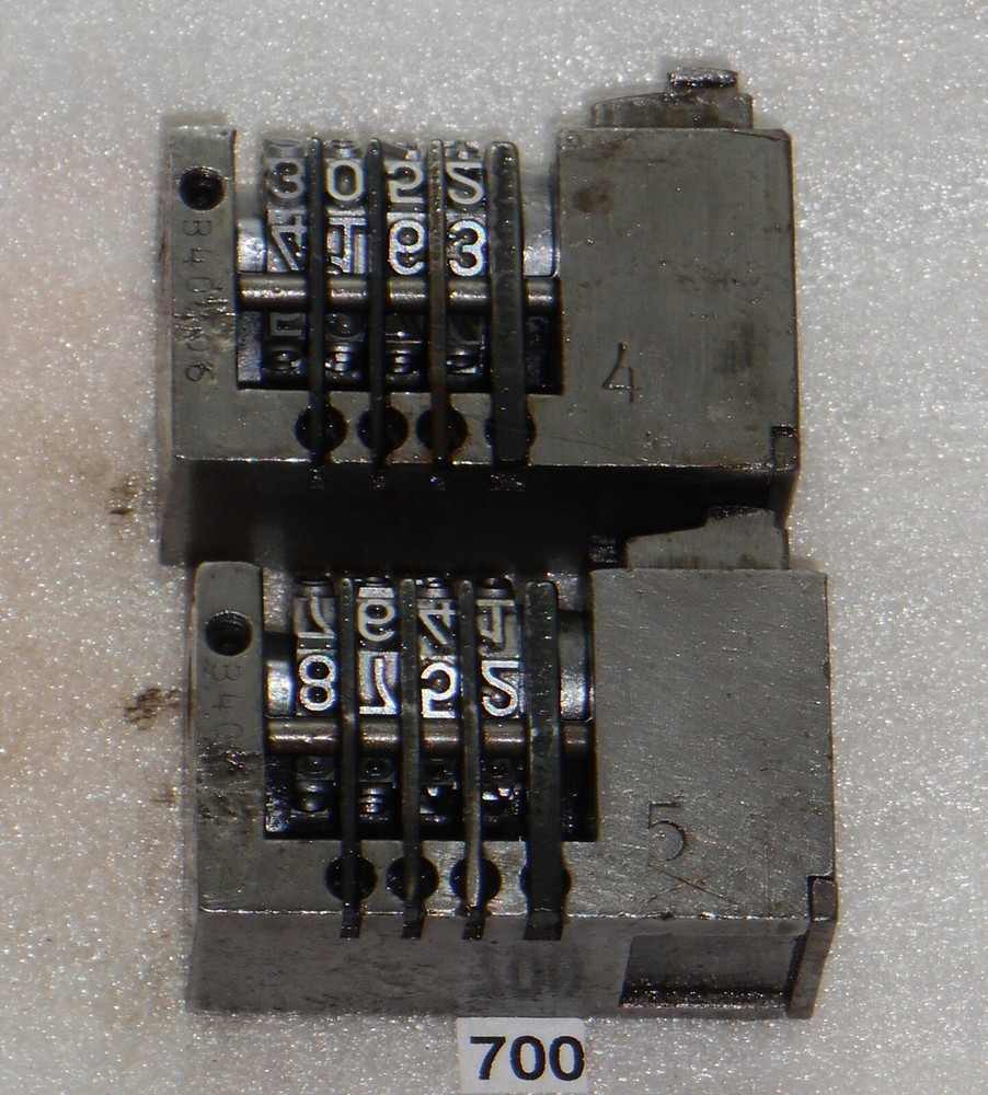 WMA| Reverse letterpress numbering machine | 700