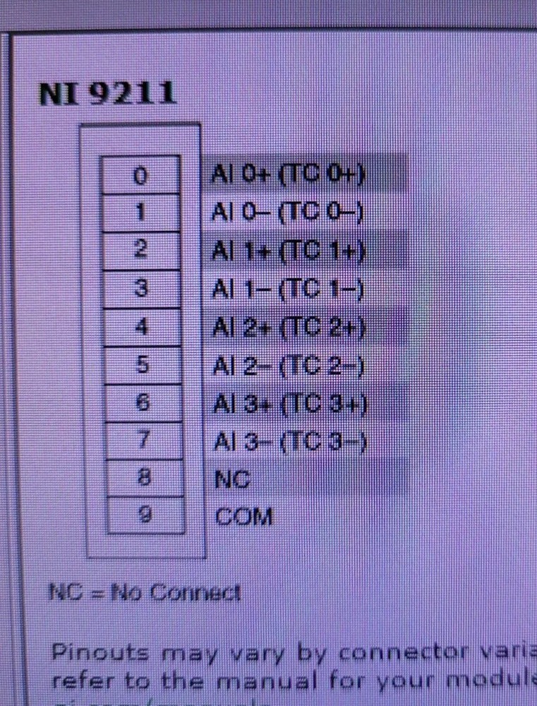 National Instruments 9211 Temperature Input Module