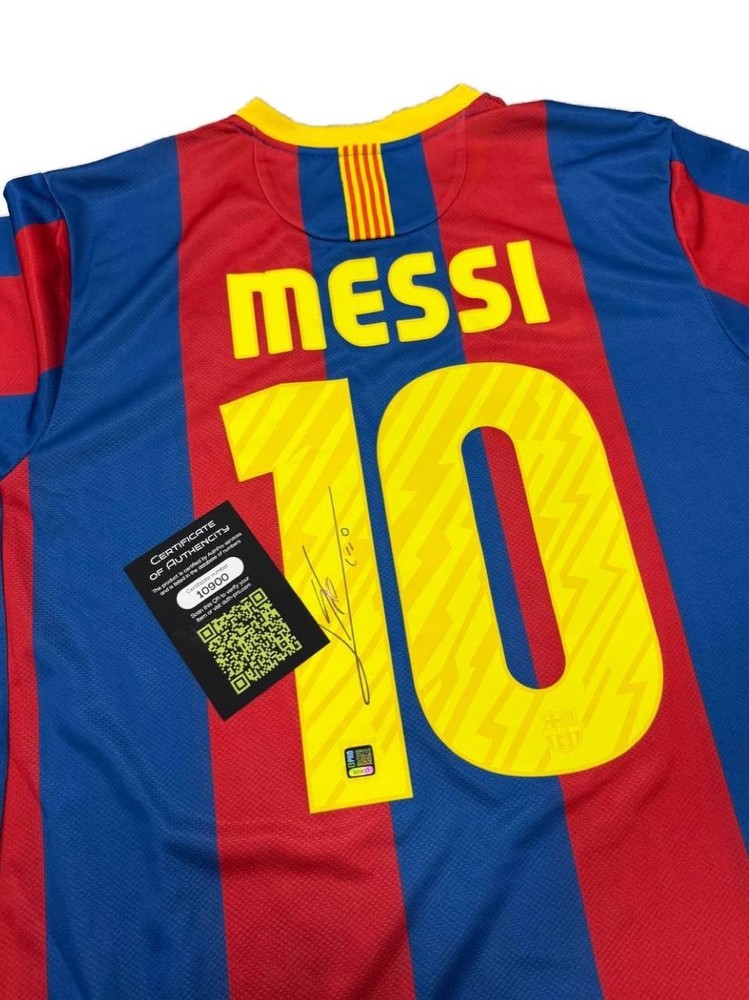 Jersey Lionel Messi Signed Autographed COA Authentication