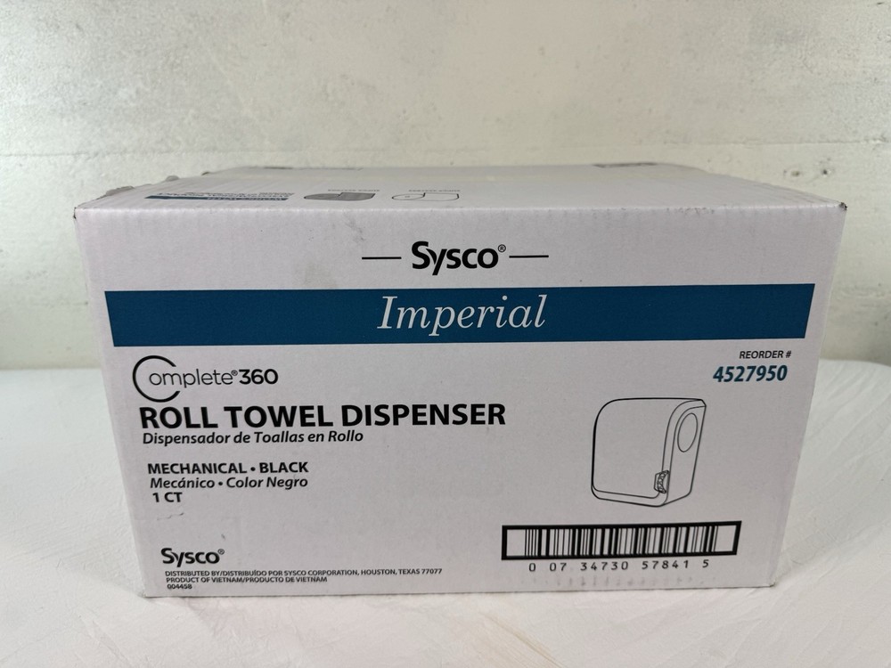 Sysco Complete 360 Roll Towel Dispenser Mechanical New Sealed