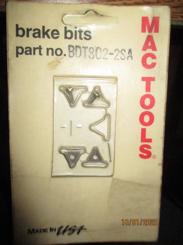Mac Tools Brake bits BDT802-2SA d4 29****LOOK-REDUCED!!