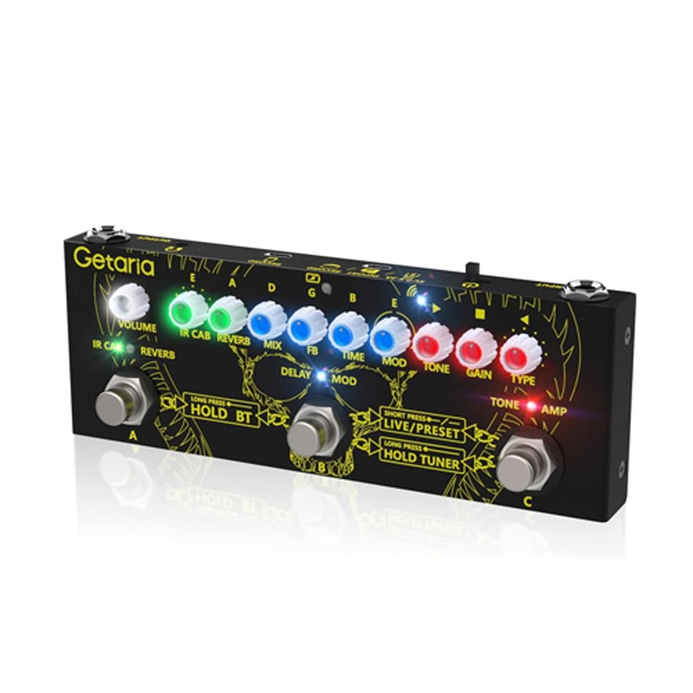 Getaria Guitar Multi Effects Pedal IR Cab Guitar Pedals Multi Effects Process...