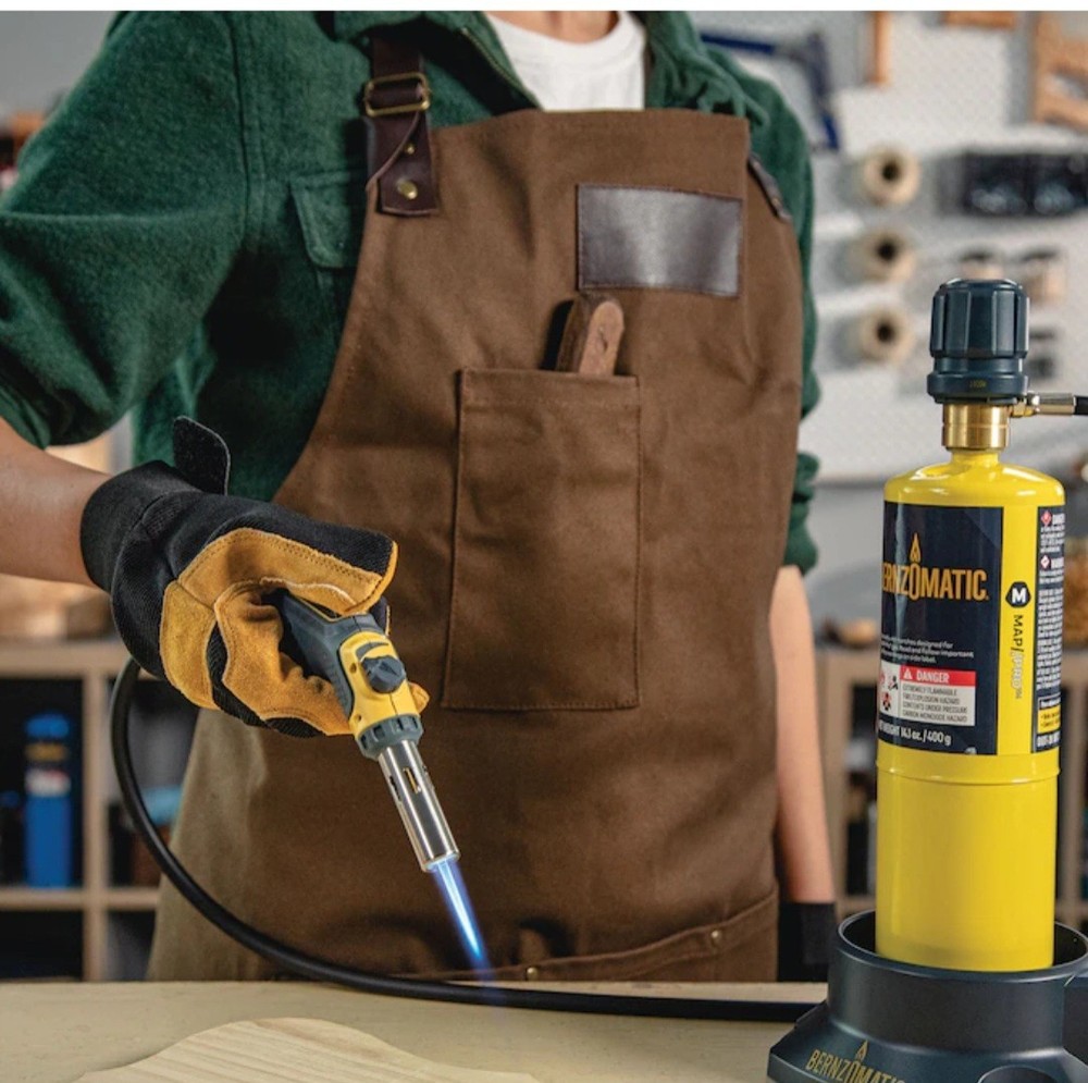 BERNZOMATIC BZ8360T FIREPOINT CREATOR TOOL, ADJUSTABLE HANDLE TORCH & HOSE/STAND