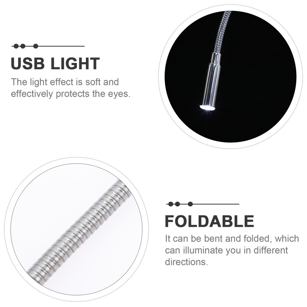 4pcs USB keyboard lamp Flexible Led Work Light Computer Light Accessories