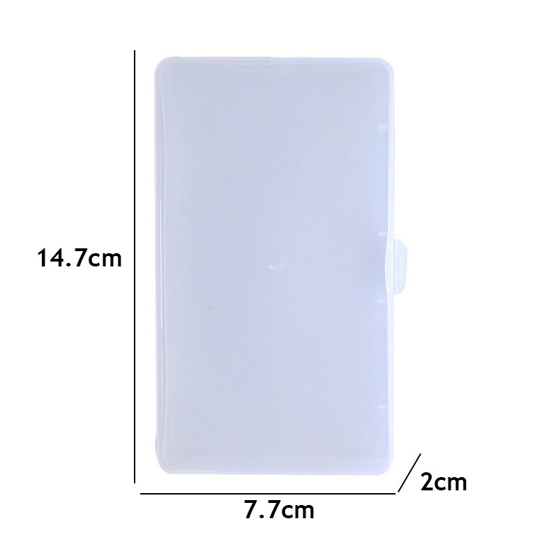 Stationery Stickers Plastic Storage Box Container Art Tool Case Craft Desktop❥