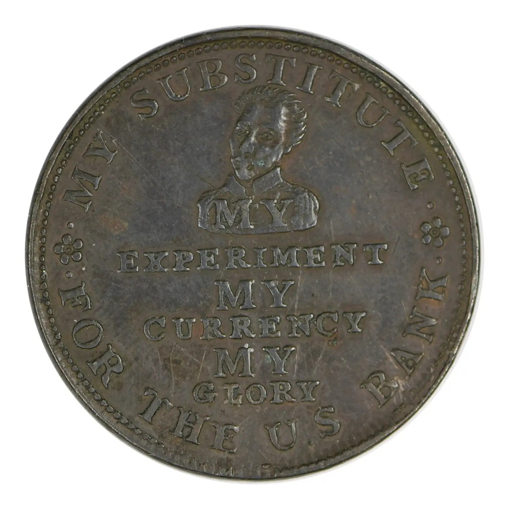 1834 Hard Times Token About Uncirculated