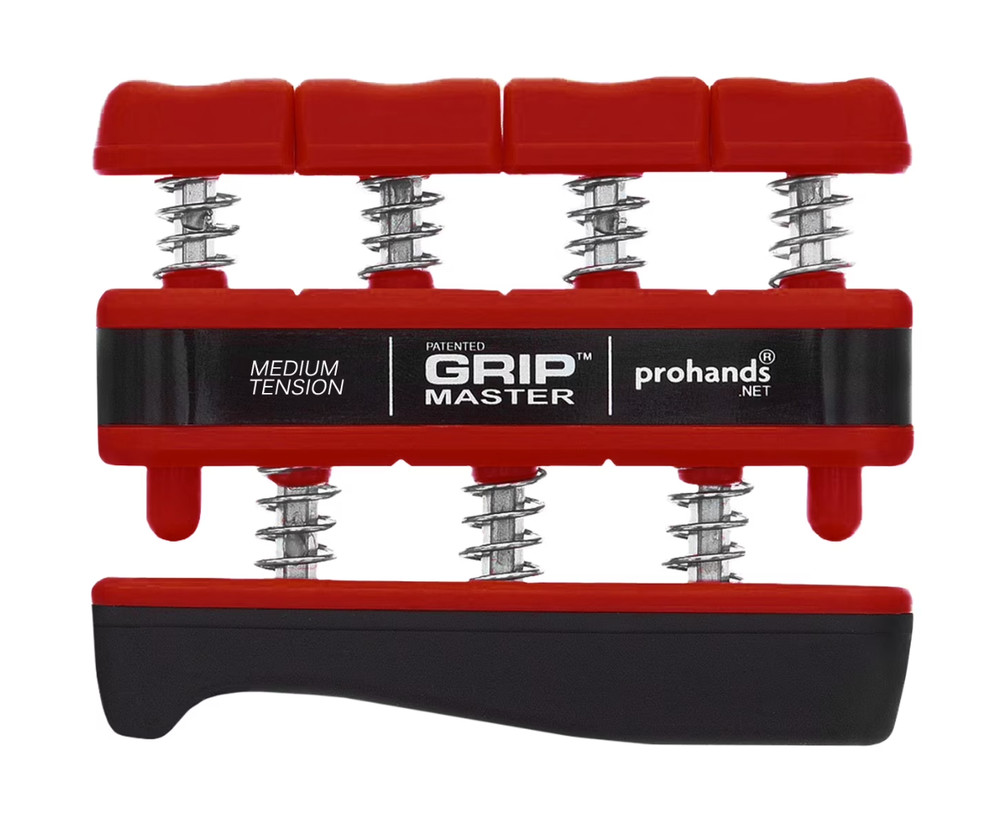 NEW ProHands Gripmaster Hand Exerciser - Red (Medium Tension)