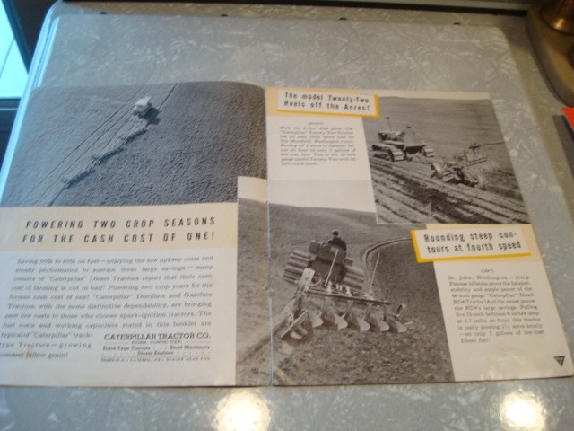 Caterpillar Tractor Brochure 1937