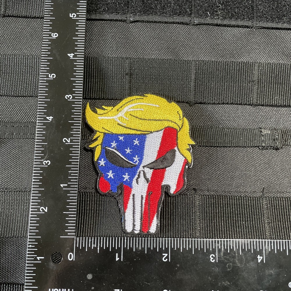Trump Punisher Skull Tactical Morale Patch Set