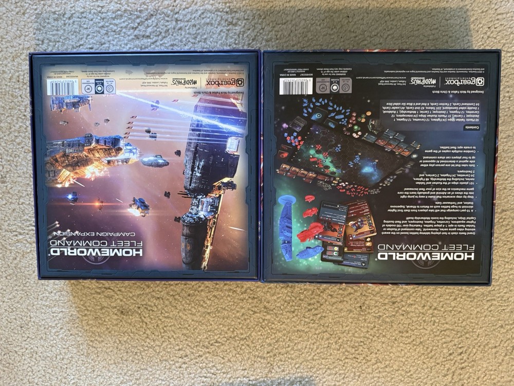 Modiphius Homeworld - Fleet Command base w/ campaign expansion and addon