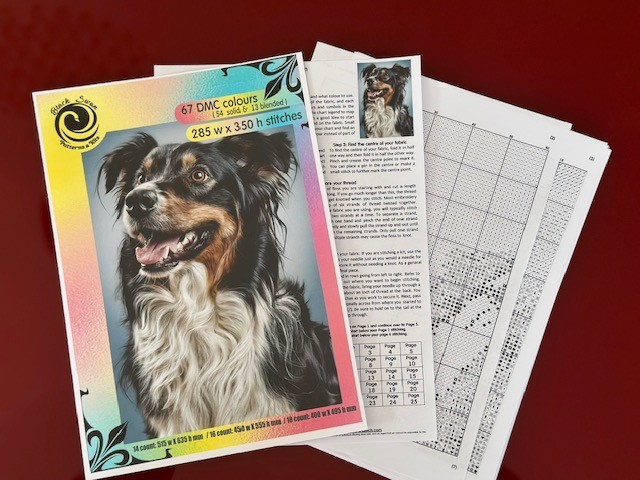 Autumn Tram -2 Chart Counted Cross Stitch Pattern Needlework 765