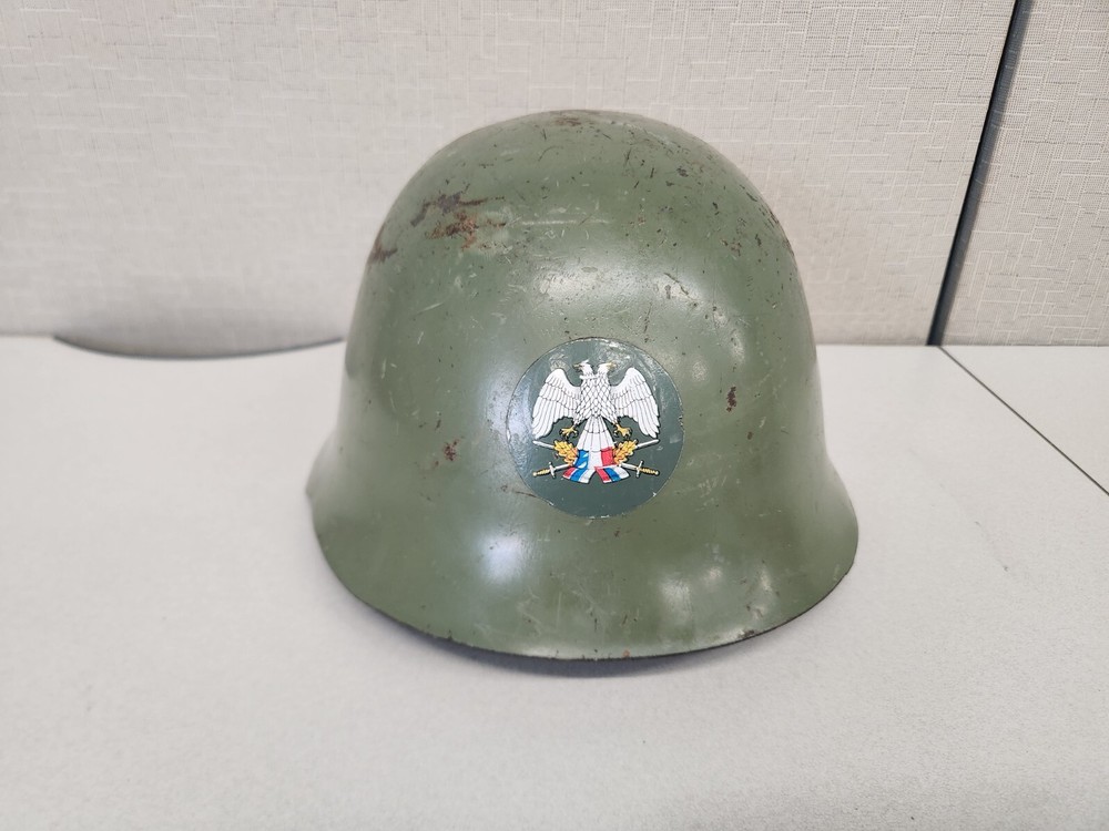 WWII SERBIAN WYNAK STEEL HELMET