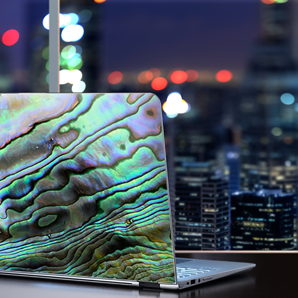 Universal Laptop Skins Wrap for 14" - Aged Rough Dirty Brick Wall Panel