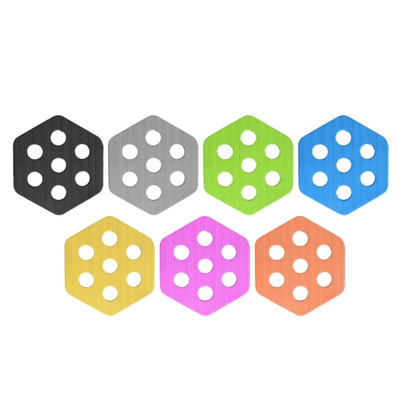 High Performances Surfboards Grip Pad Durability Hexagonal Surfs Tractions Pad