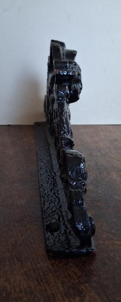 Victorian Cast Iron Pediment Header