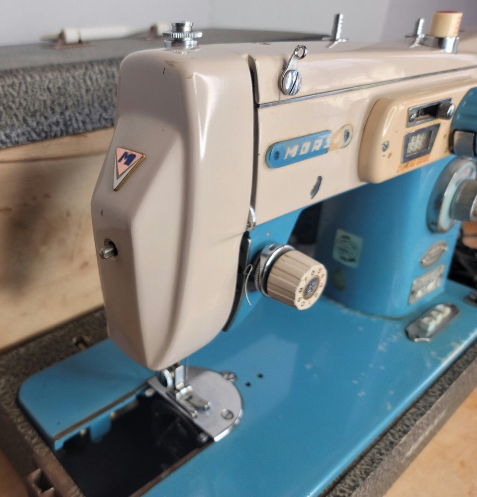 Vintage Morse Model 4100 Zig Zag Sewing Machine Tested Read Description