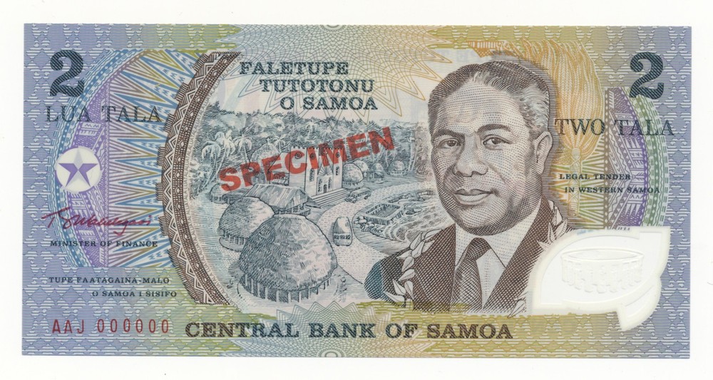 Samoa 2 Tala 2003 Specimen Polymer Unc P. 31s