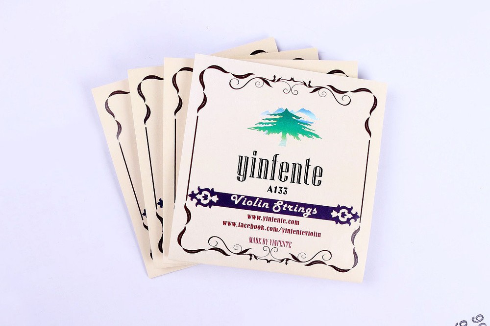 Yinfente 5set 20pcs Violin String 4/4 Full Size Violin Strings steel strings