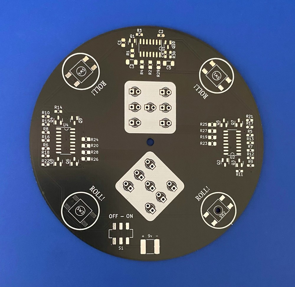 Soldering Practice Circuit Board Kit - Electronic Dice - SMD