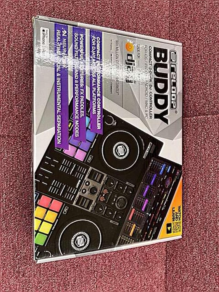 RELOOP BUDDY Compact 2-Deck DJ Controller w/ Box Accessories Tested JP MG01 8.0