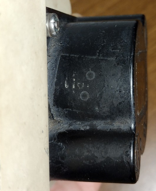 Vintage Unbranded Aircraft Unknown Clock (UNTESTED) (SEE DESCRIPTION)