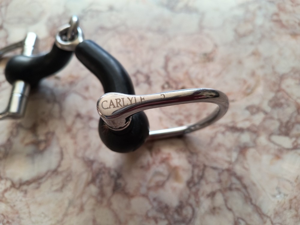 "Carlyle" Rubber D Ring Snaffle Bit-5"-barely used, great condition!!