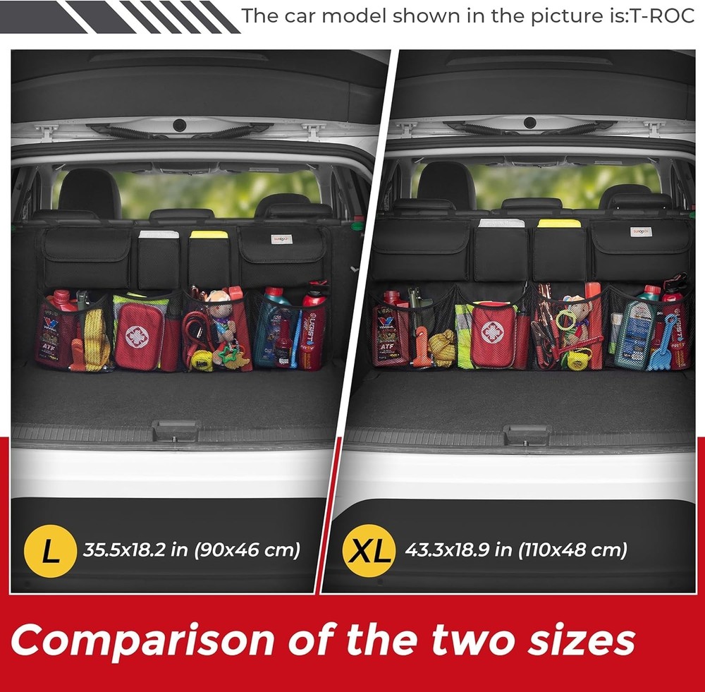 Adjustable Multifunctional Trunk Organizer - Durable, Waterproof & Light