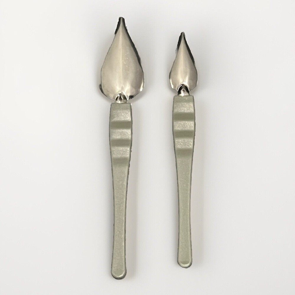 2 Pieces Culinary Drawing Decorating Spoon Set, Drizzle Spoons,