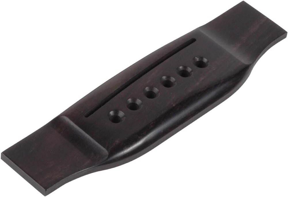 StewMac Acoustic Guitar Bridge, Oversized, Ebony