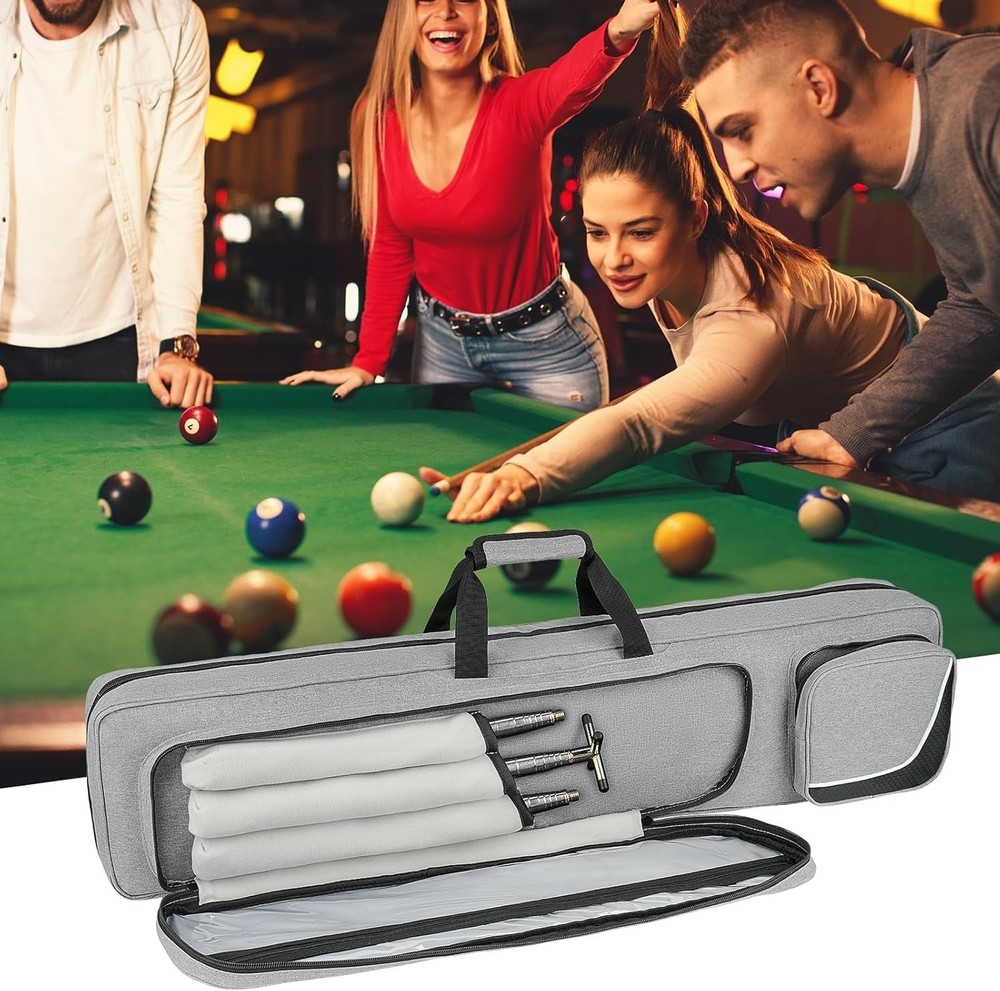 Pool Cue Carrying Case with Shoulder Straps