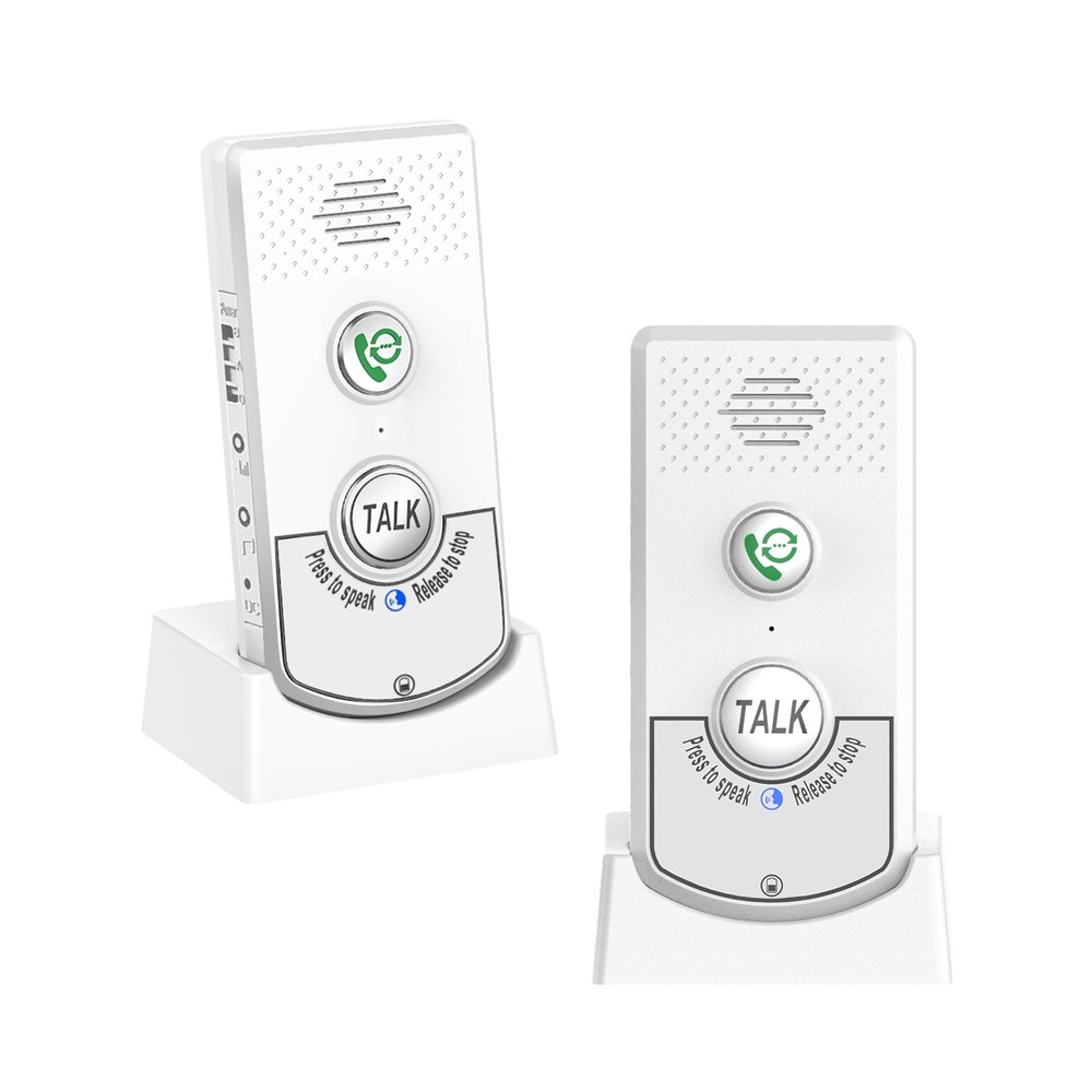 2 Way Voice Intercom, Long Range Wireless Intercomunicador Home...