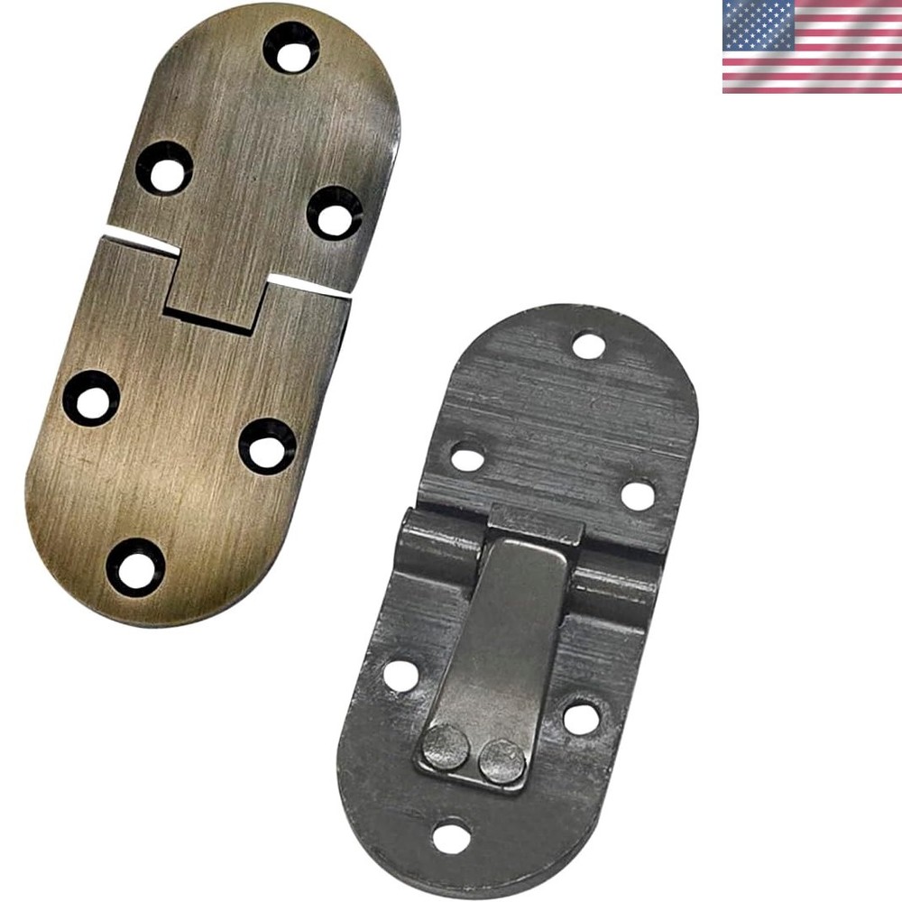 Durable 2-Pack Solid Brass Hinges, 2-1/2" x 1" - Attain Optimal Functionality