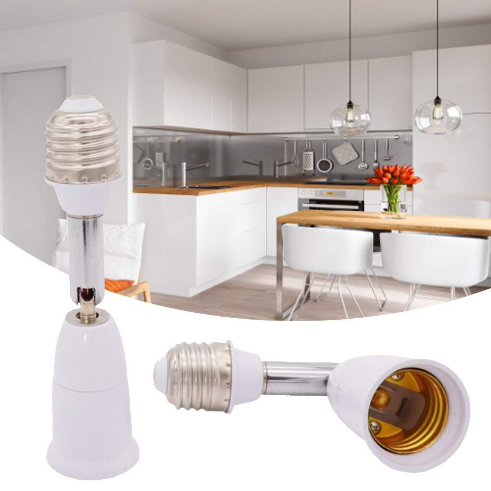 E26/E27 Light Socket Extender 4.5 " Extension adjustable vertical 90° Horizontal