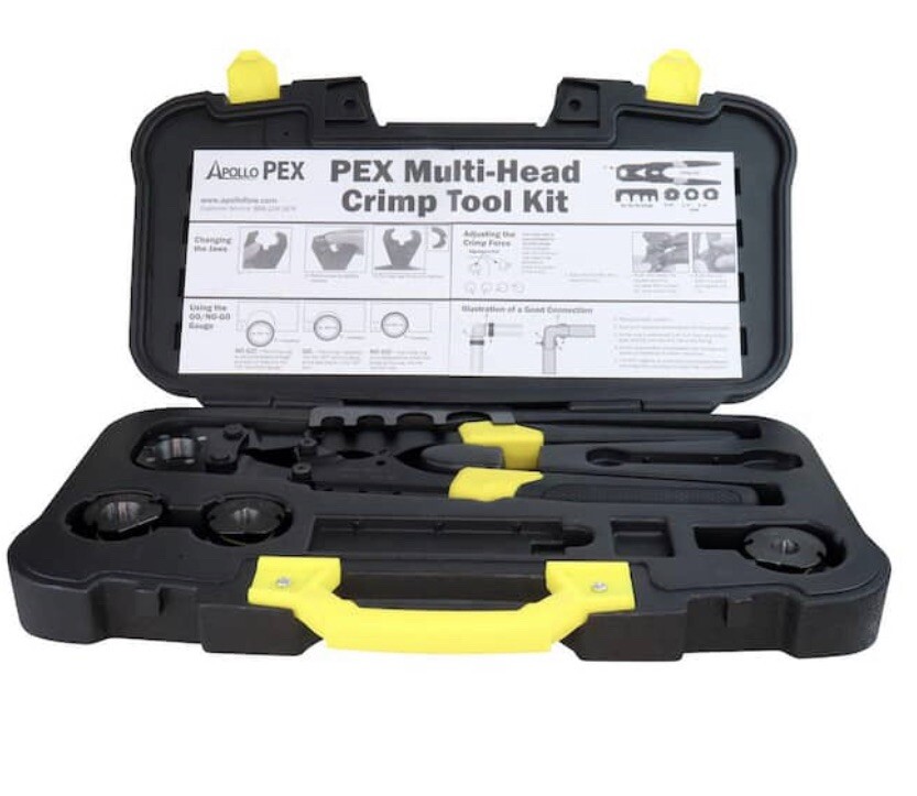 APOLLO PEX MULTI- HEAD CRIMP TOOL KIT # 69PTKH0015K