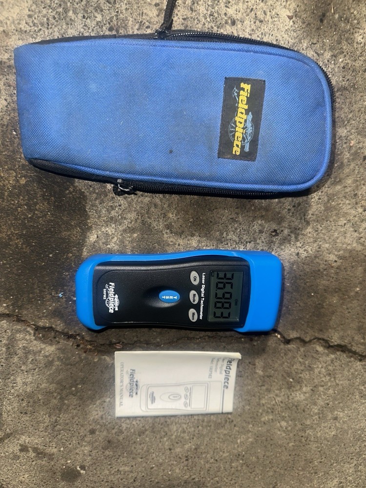 fieldpiece srpm2 lacer digital tachometer
