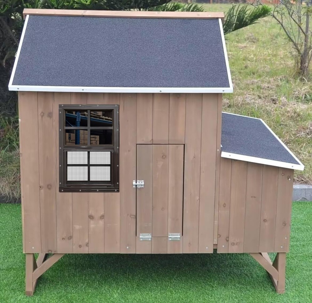 2 Pack Shed Windows with Black Frame, 24x36 Flush Mount Small Window with Tem...