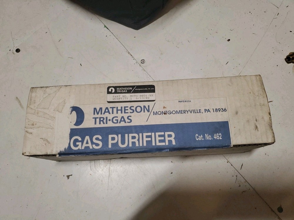 Matheson Gas Purifier Mctg 0031 Xx