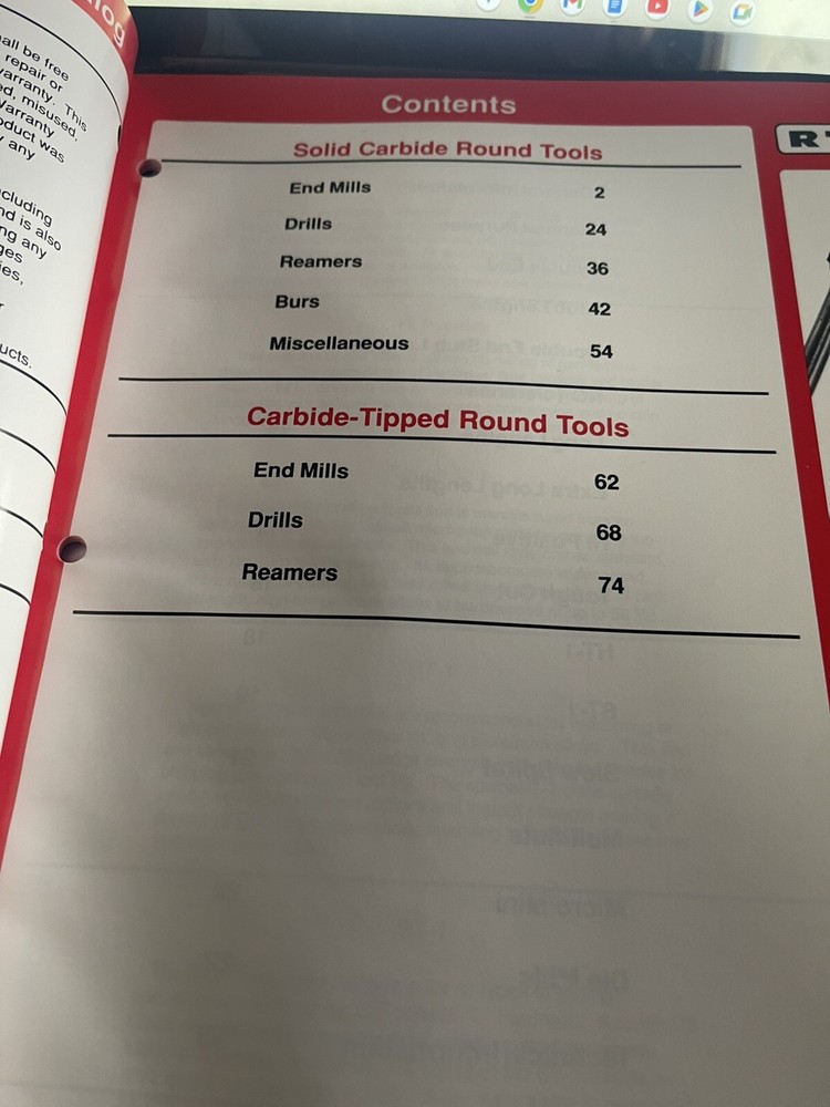 Rogers Tool Works, Inc. Rotary Cutting Tool Catalog RT-590