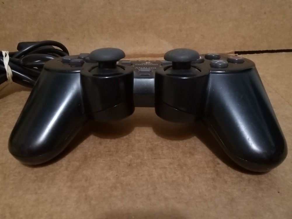 Official Sony PlayStation 2 PS2 Wired Controller Black AUTHENTIC