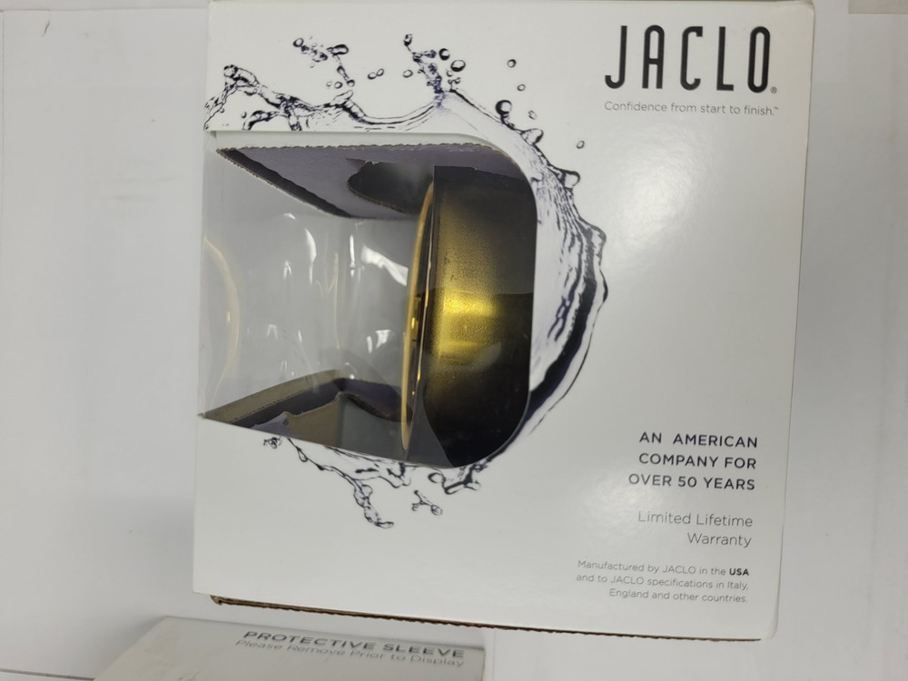 Jaclo 2829-ULB Extra Deep Garbage Disposal Flange w Strainer - Unlacquered Brass