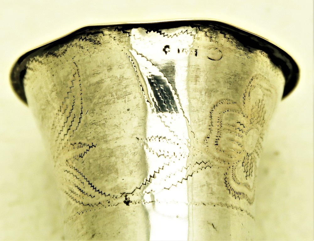 Isak Soderhamn Swedish Silver Aperitif Cordial Goblet Hallmarked ISH c 1820