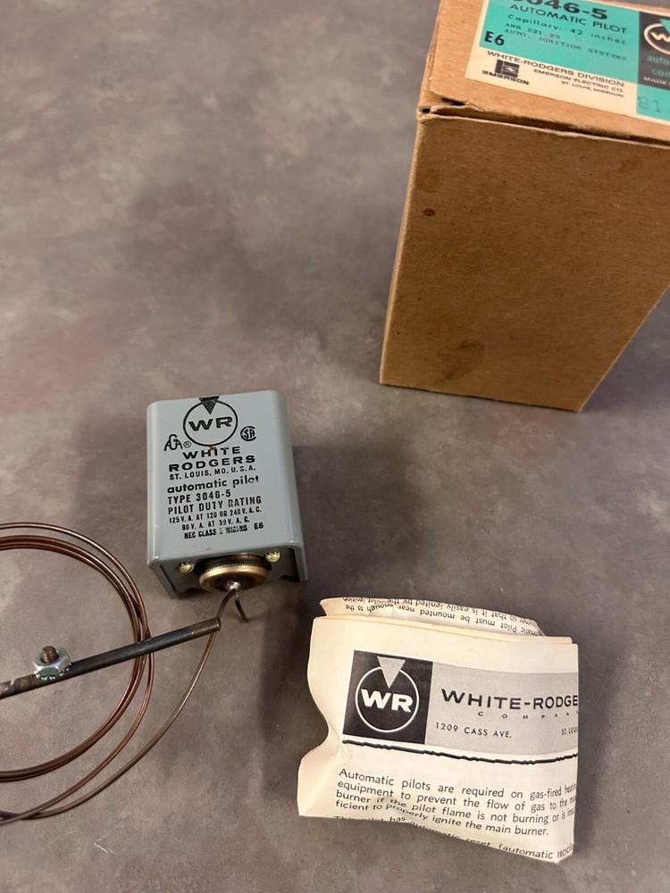 White Rodgers  3046-5  Automatic Pilot  42" Capillary, L39-553