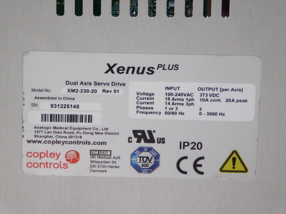 New Copley Controls XM2-230-20 Xenus Plus Dual Axis Servo Drive Module Unit