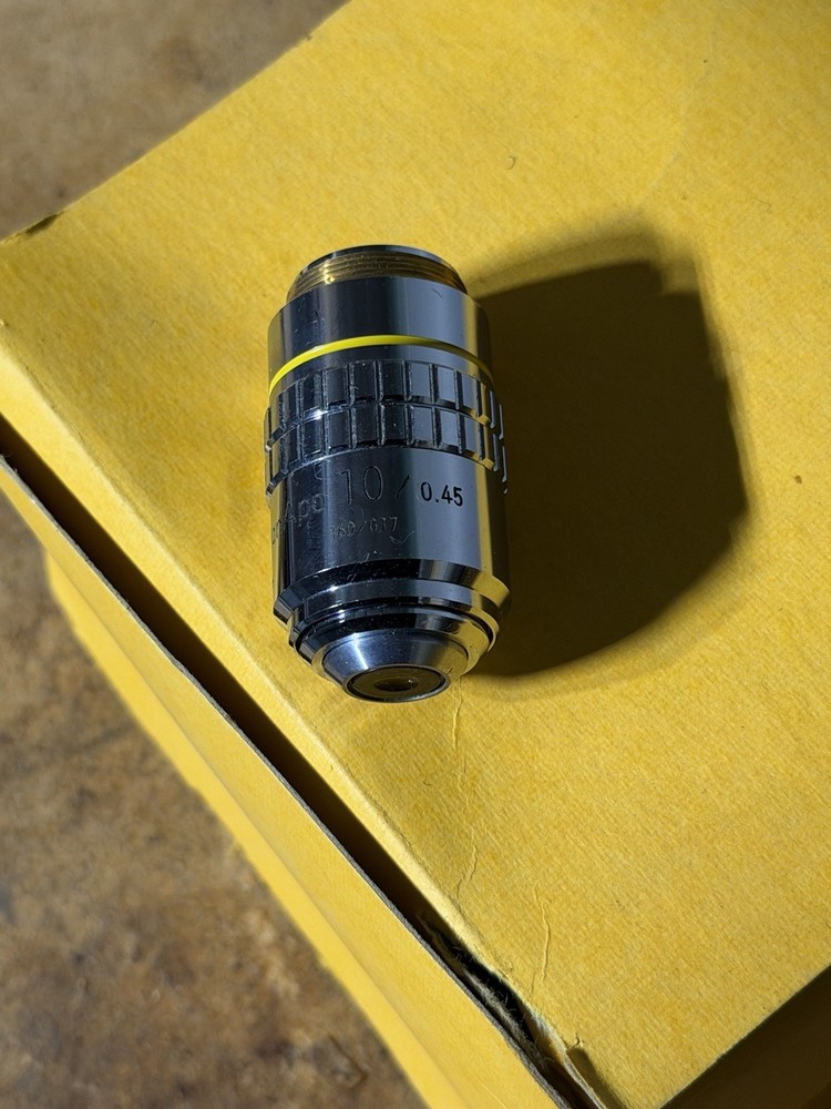 Plan Apo 10x / 0.45, 160/0.17 Microscope Objective Lens Nice!