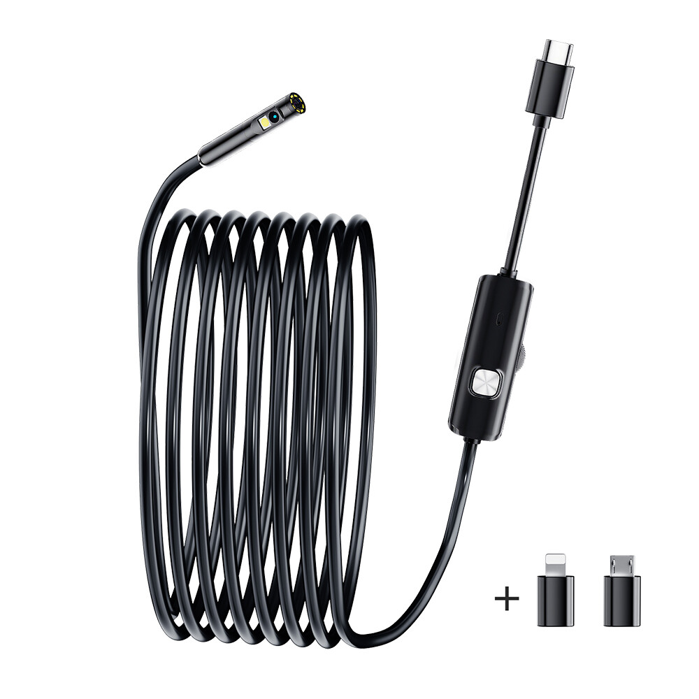 Waterproof USB Endoscope Borescope Snake Inspection Phone Camera Samsung Android